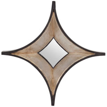 Load image into Gallery viewer, 17" Diamond Framed Accent Mirror - Dark Brown