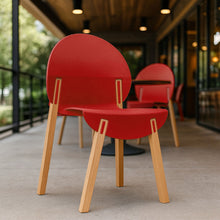 Load image into Gallery viewer, 4 Piece Set Of Single Chairs With A Design Combining Modern And Traditional Elements