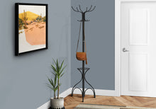Load image into Gallery viewer, Coat Rack, Hall Tree, Free Standing, 12 Hooks, Entryway, 70"H, Umbrella Holder, Contemporary & Modern