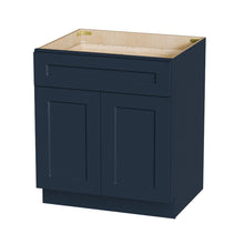 Load image into Gallery viewer, Shaker Base Cabinet With Soft Close Doors And Drawer, Storage Unit With Adjustable Shelf For Bath - Blue
