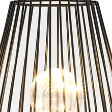 Load image into Gallery viewer, Pierced Novelty Desk Lamp With Novelty Shade (734232) - Black
