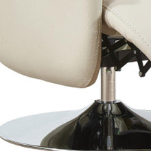 Load image into Gallery viewer, Tufted Genuine Leather Power Swivel Recliner (730560) - Sand