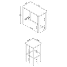 Load image into Gallery viewer, Nimitz - 5 Piece Bar Set - Gloss White