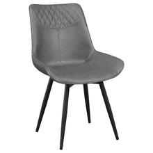 Load image into Gallery viewer, Tufted Swivel Side Chair (Set of 2) - Gray