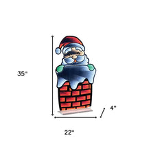 Load image into Gallery viewer, Christmas Santa Tabletop Sign With LED (633801) - Red / White