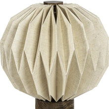 Load image into Gallery viewer, Geometric Bedside Lamp With Globe Shade - Natural
