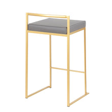 Load image into Gallery viewer, Fuji - Contemporary / Glam Design Counter Stool (Set of 2)