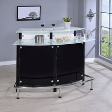 Load image into Gallery viewer, Keystone - Home Bar With Stemware & Wine Storage - Black