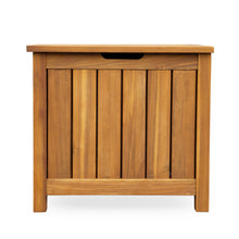 Load image into Gallery viewer, Portside - Wooden Deck Box 30 Gallons Storage Bench - Teak