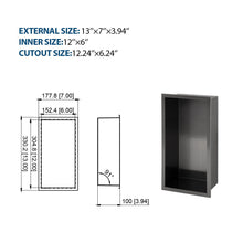 Load image into Gallery viewer, Stainless Steel Shower Niche With Seamless Design For Bathroom Storage