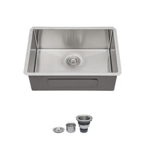 Load image into Gallery viewer, Undermount Stainless Steel Kitchen Sink, Deep Single Bowl Basin