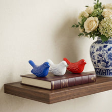 Load image into Gallery viewer, Bird Tabletop Sculptures (Set of 3) - Red / White / White