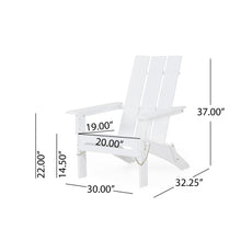 Load image into Gallery viewer, Aurascape - Outdoor Comfort Foldable Adirondack Chair
