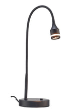Load image into Gallery viewer, Metal LED Adjustable Desk Lamp - Matte Black