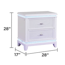 Load image into Gallery viewer, Opium - 2 Drawer Nightstand - White