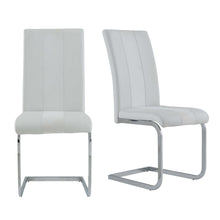 Load image into Gallery viewer, Faux Leather Dining Side Chairs (Set of 4) - White