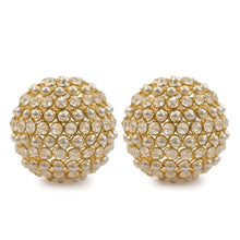 Load image into Gallery viewer, Decorative Orbs (Set of 2) - Gold / Gold / Ivory