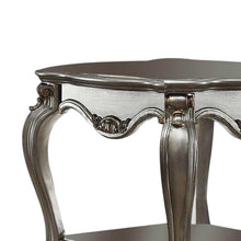 Load image into Gallery viewer, Solid Wood End Table With Shelf - Gray