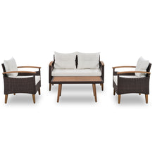 Load image into Gallery viewer, 4 Piece Garden Furniture, Patio Seating Set