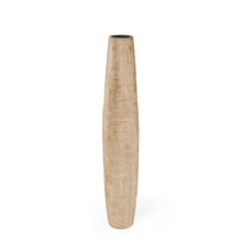 Load image into Gallery viewer, Geometric Cylinder Floor Vase - Gold