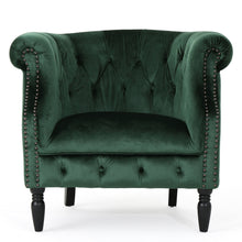 Load image into Gallery viewer, Celestialis - Upholstered Club Chair With Tub Design And Rolled Recessed Armrests