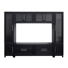 Load image into Gallery viewer, Wall Unit Modern Entertainment Center With Glass Doors