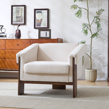 Load image into Gallery viewer, Sierra - Vintage Modern Accent Chair With Deep Cushions And Wide Armrests