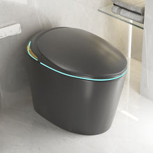 Load image into Gallery viewer, Unique Smart Toile With Built In Bidet, Auto Open / Close Seat, Foot Sensor, LED Display, Night Light, Warm Water & Dryer Ceramic