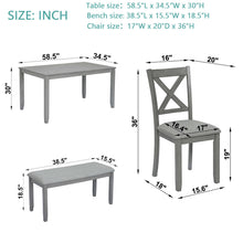 Load image into Gallery viewer, Kitchen Dining Set, Rectangular Dining Table
