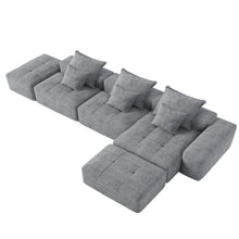 Load image into Gallery viewer, Modern Oversized Diy Combination Modular Sectional Sofa With Pillows