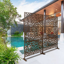 Load image into Gallery viewer, Outdoor & Indoor Freestanding Decorative Privacy Screen