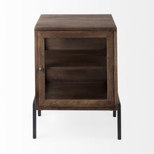 Load image into Gallery viewer, Solid Wood Square End Table - Brown