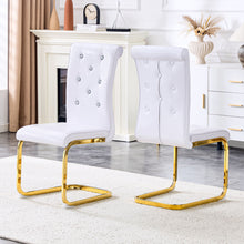 Load image into Gallery viewer, Elegant Design Alligator Skin Upholstered Dining Chairs