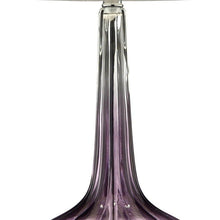 Load image into Gallery viewer, Glass Table Lamp With Beige Shade - Purple Ombre