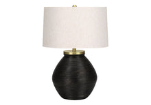 Load image into Gallery viewer, Lighting, Table Lamp, Concrete, Contemporary - Black / Cream