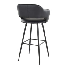 Load image into Gallery viewer, Margarite - Contemporary Fixed Height BarStool With Square Footrest (Set of 2)