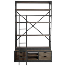 Load image into Gallery viewer, Four Tier Ladder Bookcase (380589) - Brown
