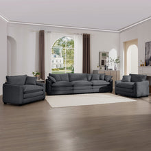 Load image into Gallery viewer, Elegant Oversized Sectional Sofa Set With Deep Seats And Flexible Layout