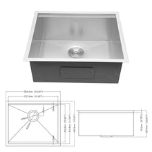 Load image into Gallery viewer, Single Bowl, Undermount Workstation, Kitchen Sink With Accessories