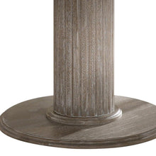 Load image into Gallery viewer, 47" Wood Pedestal Base Round Top Dining Table - Gray