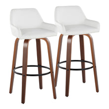 Load image into Gallery viewer, Daniella - Contemporary Fixed Height, Barstool & Swivel And Round Footrest (Set of 2)