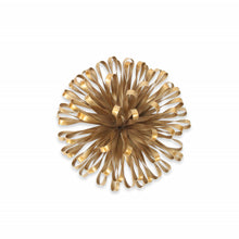 Load image into Gallery viewer, Abstract Bloom Painted Sculpture - Gold