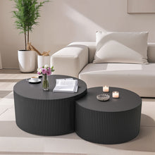 Load image into Gallery viewer, Wave Stripe Nesting Coffee Table (Set of 2)