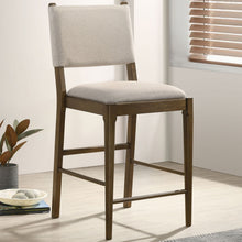 Load image into Gallery viewer, Crispin - Upholstered Counter Side Chair (Set of 2) - Brown