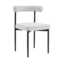 Load image into Gallery viewer, Upholstered Polyester Open Back Dining Room Side Chairs (Set of 2) - Gray