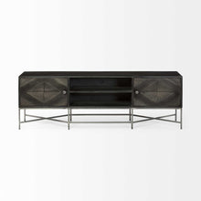 Load image into Gallery viewer, Solid Wood Console Table - Dark Brown