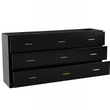 Load image into Gallery viewer, Nine Drawer Triple Dresser - Black