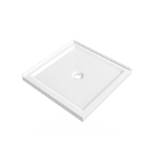 Load image into Gallery viewer, Anti Slip Double Threshold Shower Base - White