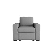 Load image into Gallery viewer, Single Pull Out Sofa Bed With USB Ports And Cup Holders