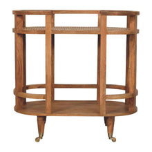 Load image into Gallery viewer, Solid Wood Solid Console Table With Shelf With Two Drawers (719162) - Brown